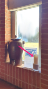 Ort in der Taufkapelle